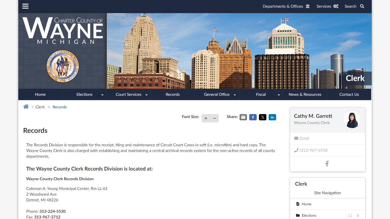 Records | Clerk - Wayne County